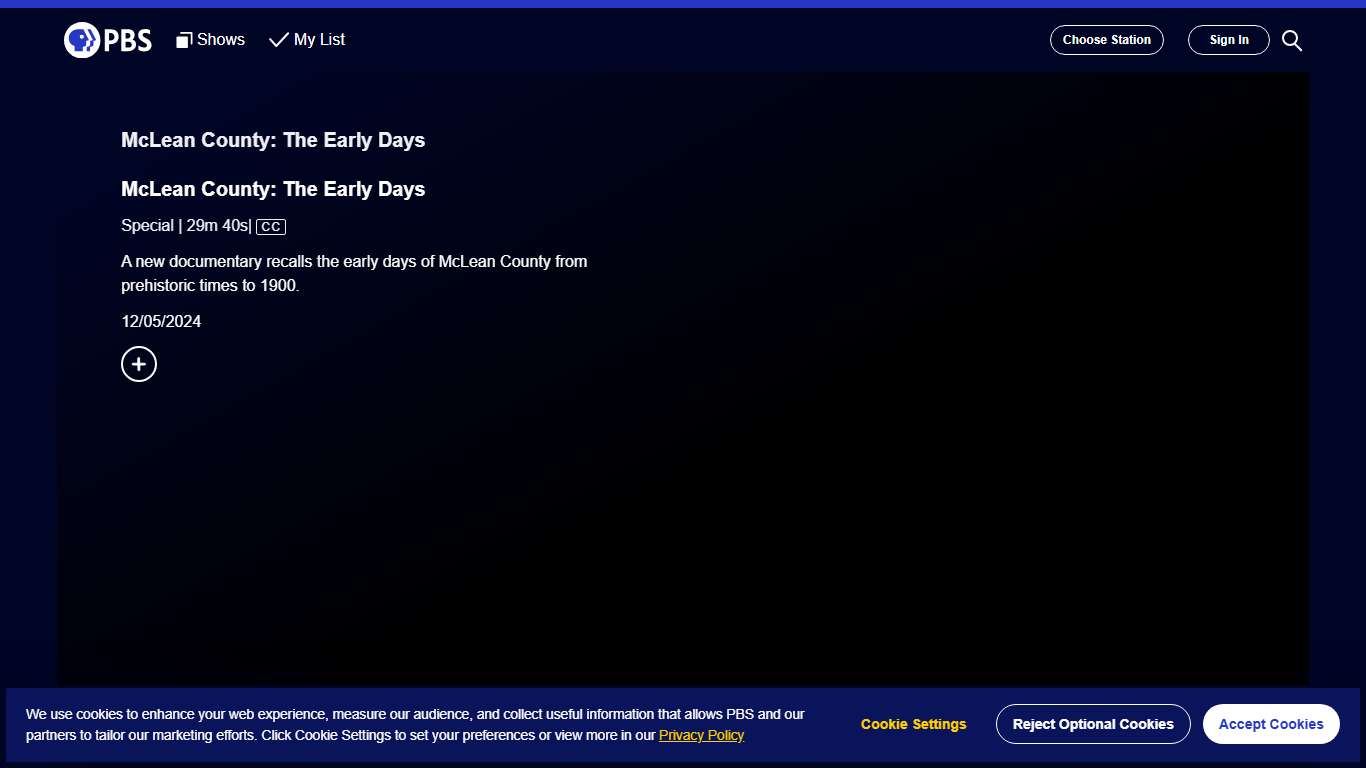 McLean County: The Early Days PBS